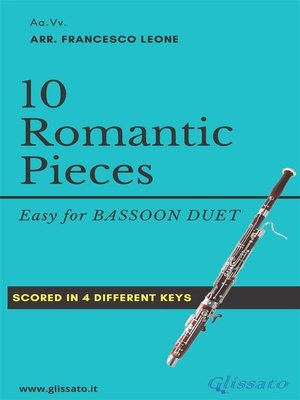 cover image of 10 Romantic Pieces for Bassoon Duet